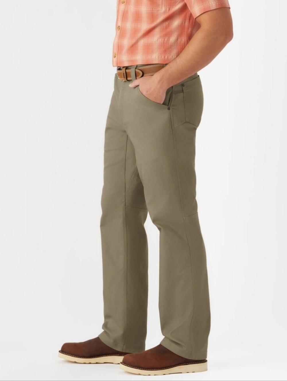 Duluth Flex Firehose HD D-flex Pants 34 X 30 Green Work Utility RELAXED # 40371